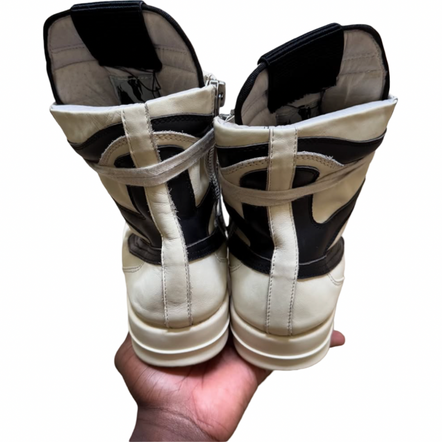 Rick Owens Geobaskets White