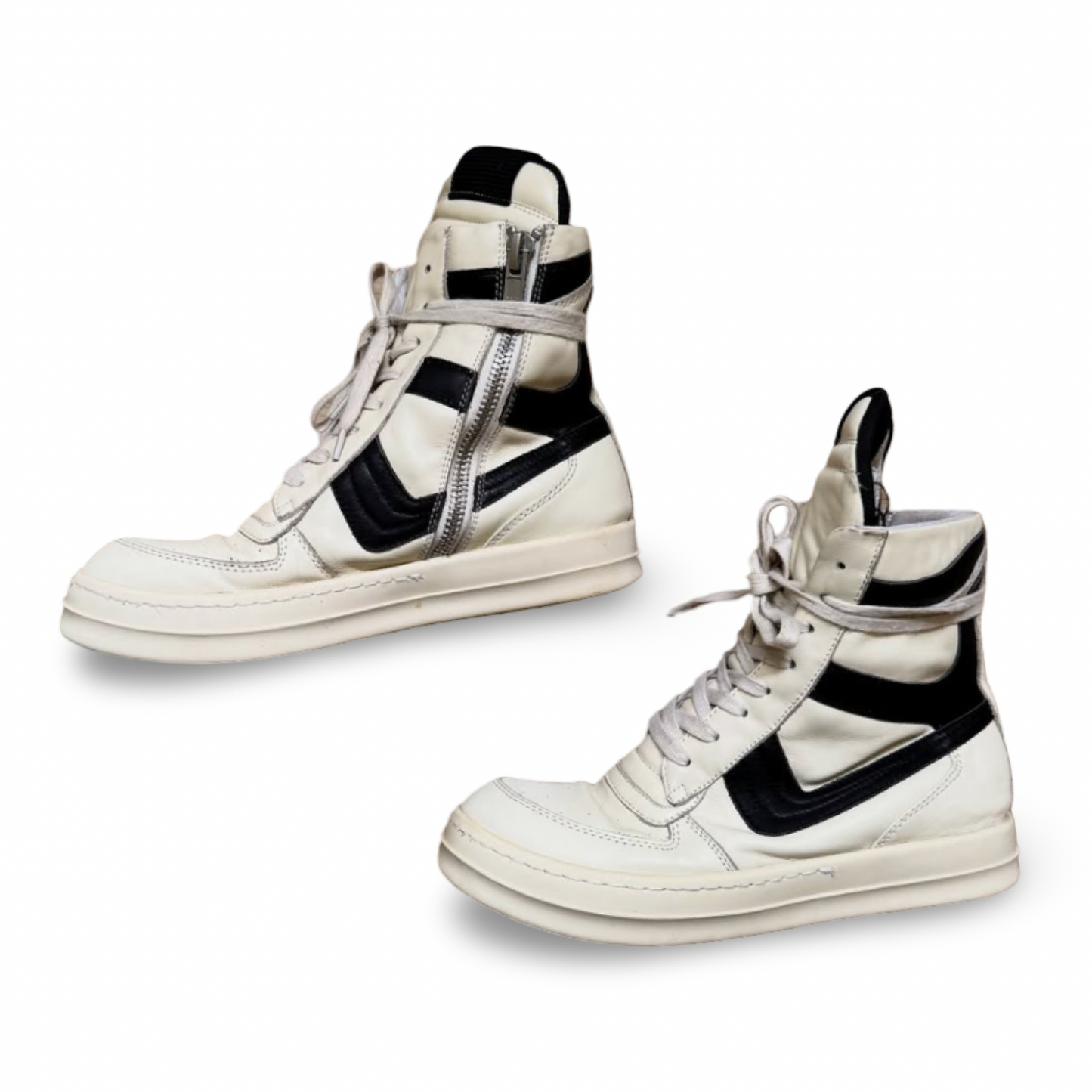 Rick Owens Geobaskets White