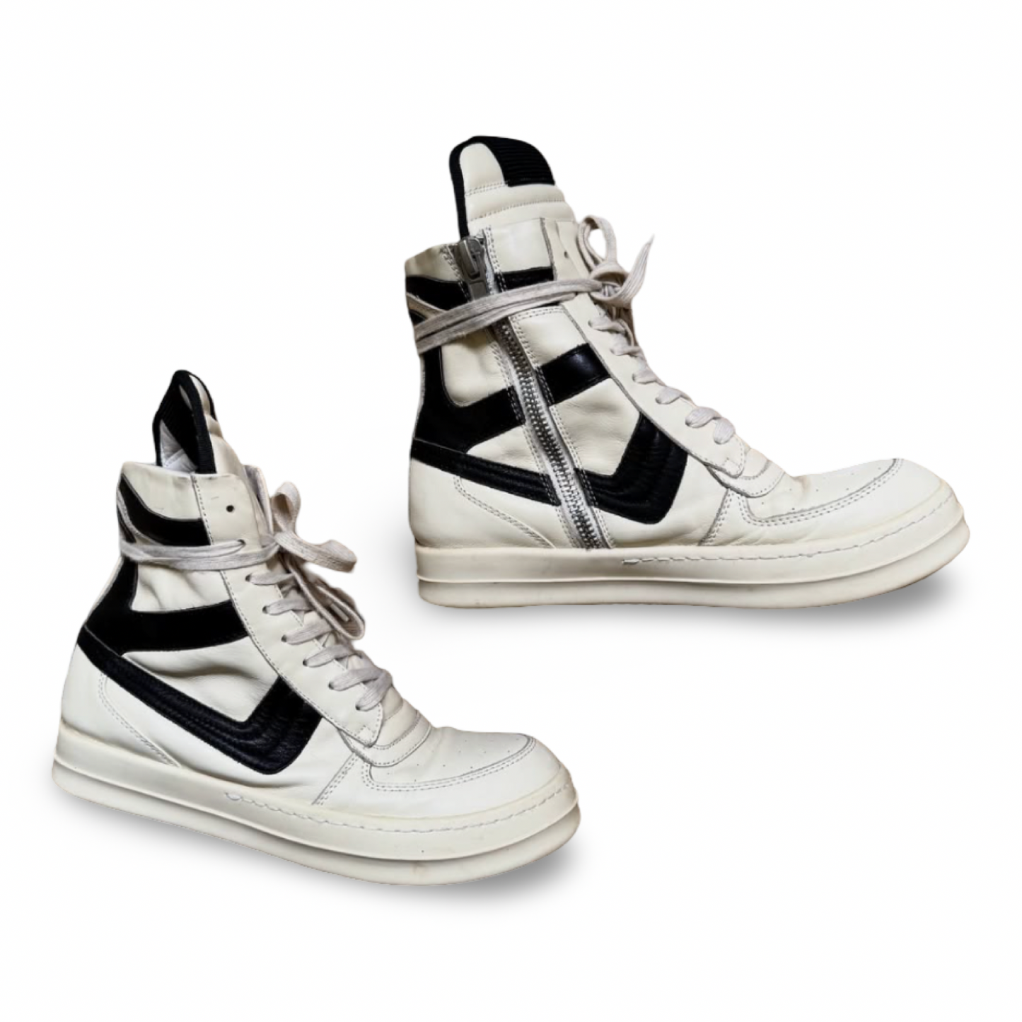 Rick Owens Geobaskets White